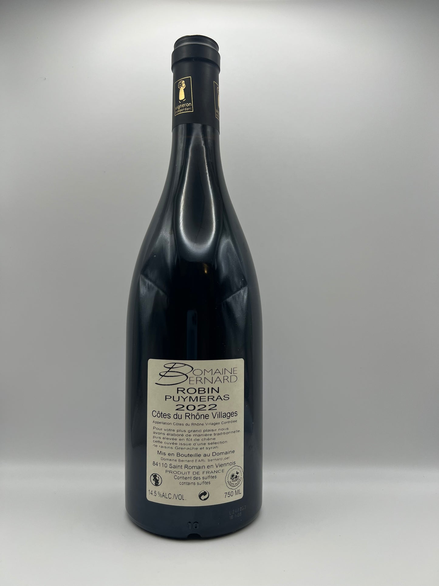 BERNARD - CDRV Puymeras Rouge Robin - 2022- 0,75l
