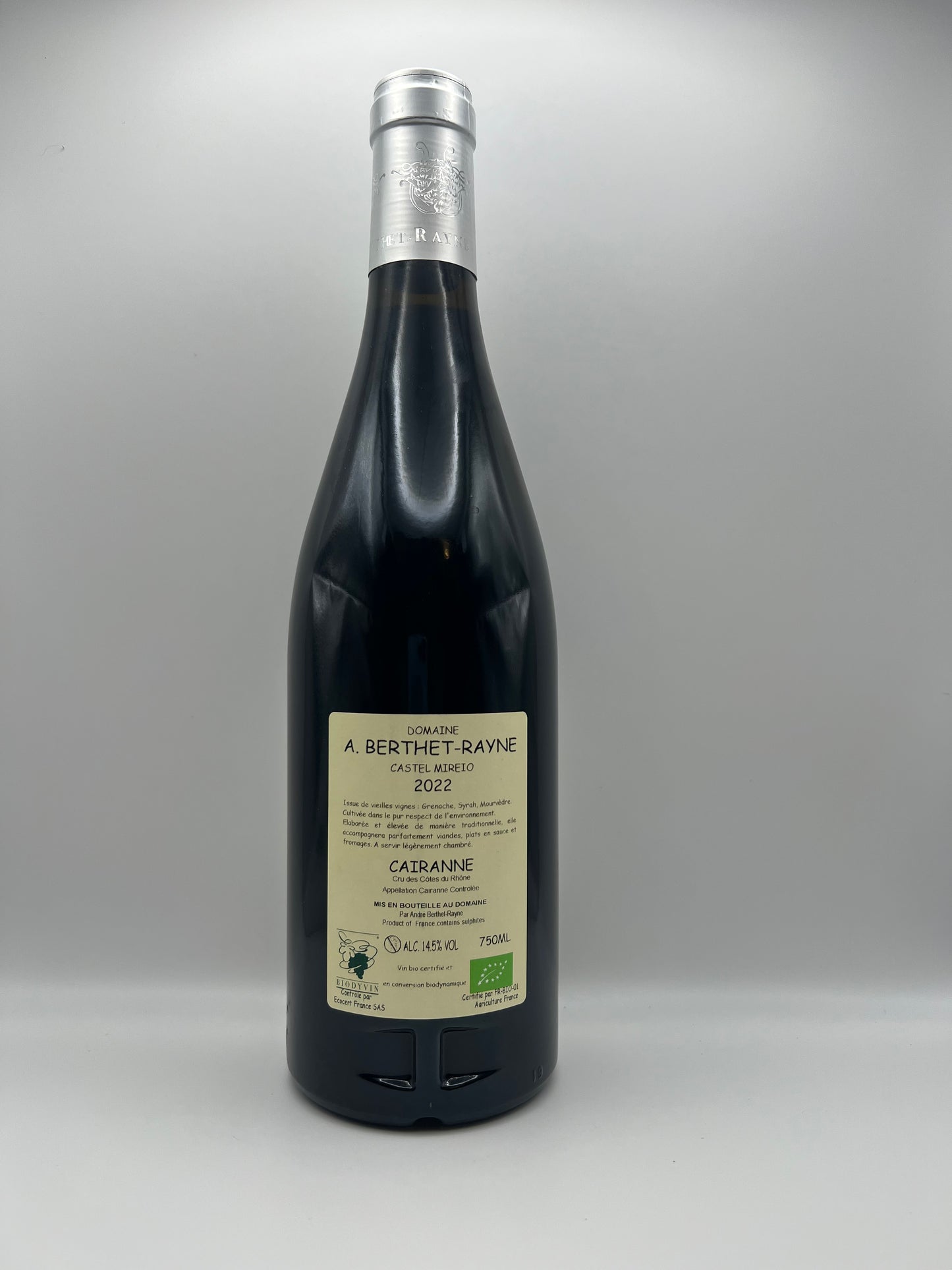 BERTHET-RAYNE - Cru Cairanne Rouge Castel Mireio - 2022 - 0,75l