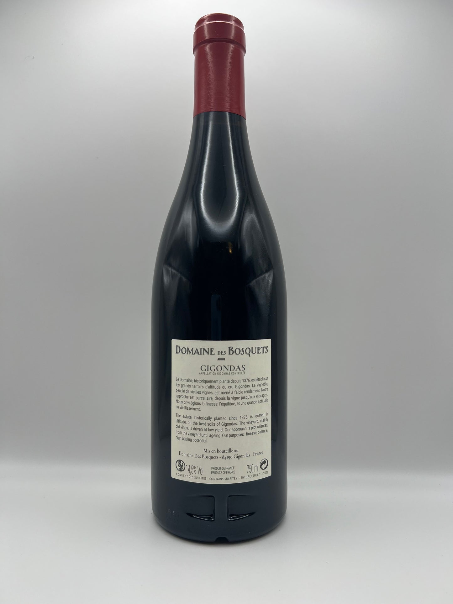 BOSQUETS - Cru Gigondas Rouge Cuvée La Réserve - 2019 - 0,75l