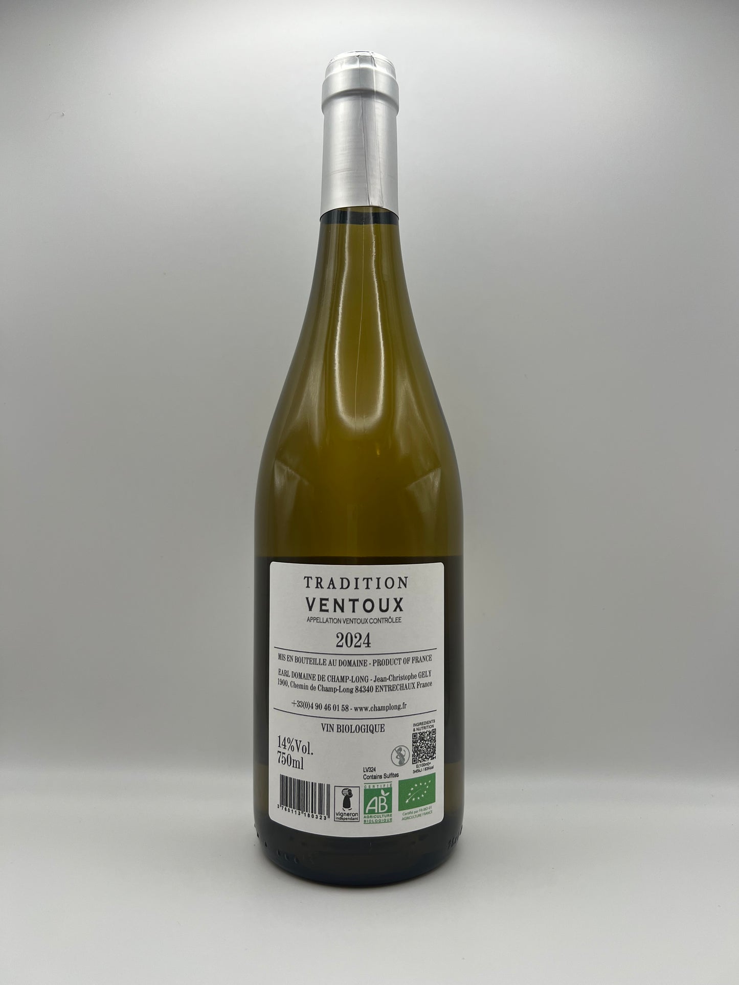 CHAMP-LONG - AOC Ventoux Tradition Blanc - 2024 - 0,75l