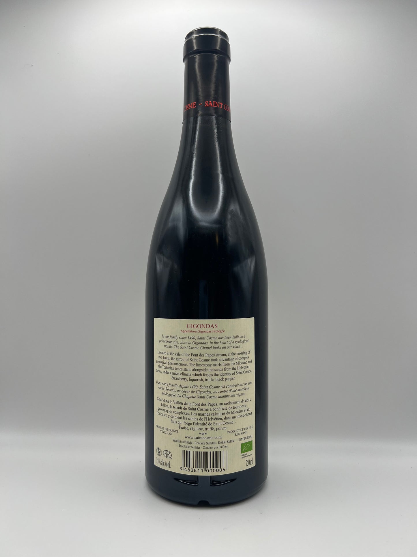 DE SAINT COSME - Cru Gigondas Rouge - 2020 - 0.75l