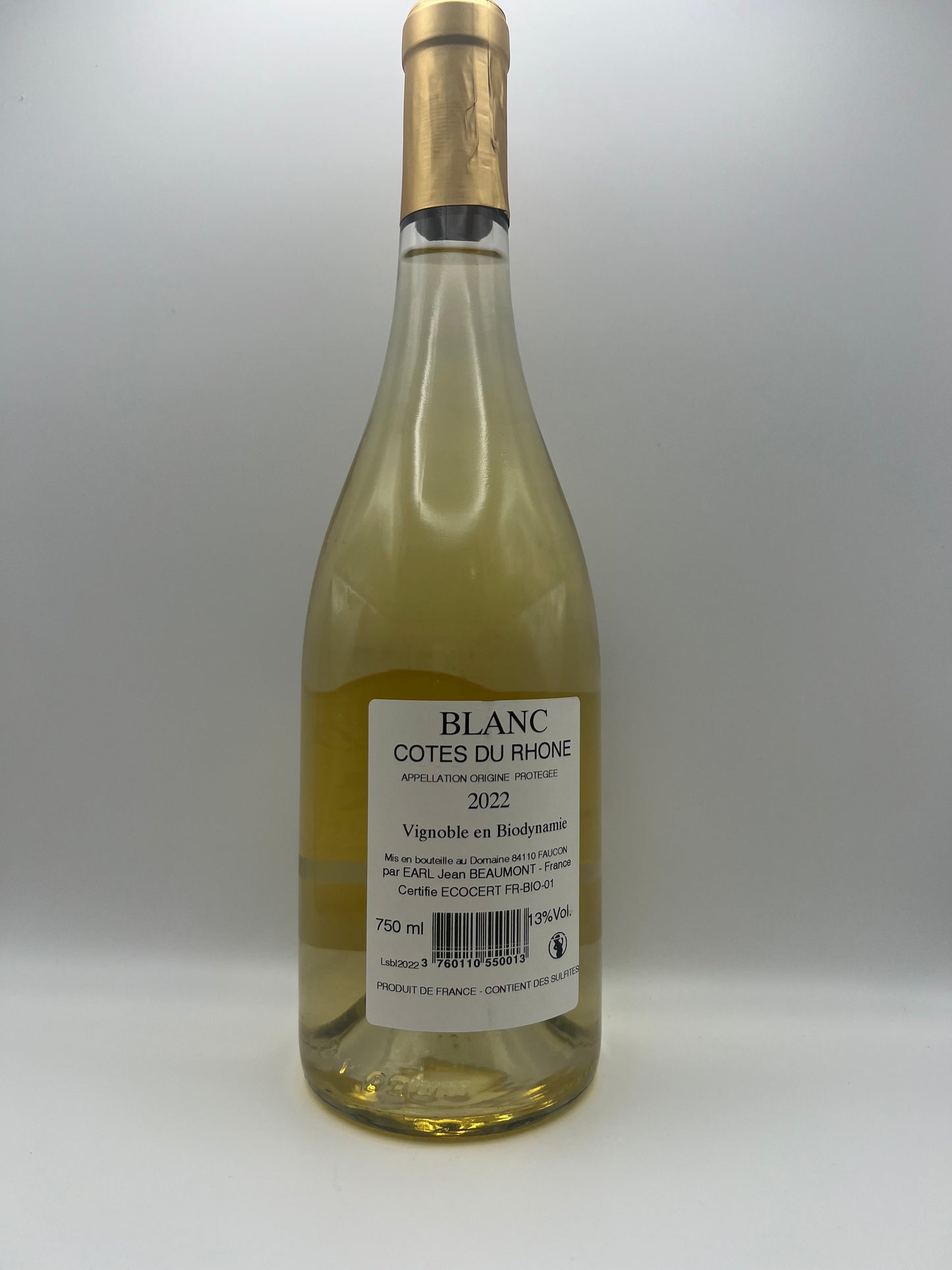 FAUCON DORE - CDR Blanc La Souche - 2021 - 0,75l