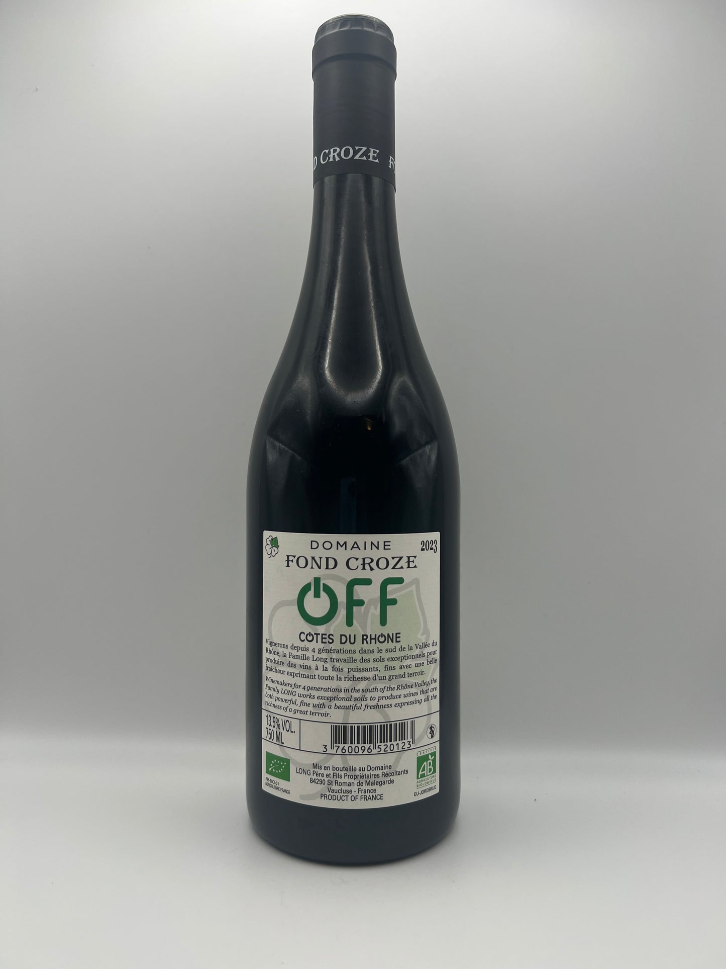 FOND CROZE - CDR Rouge Off - 2023- 0,75l