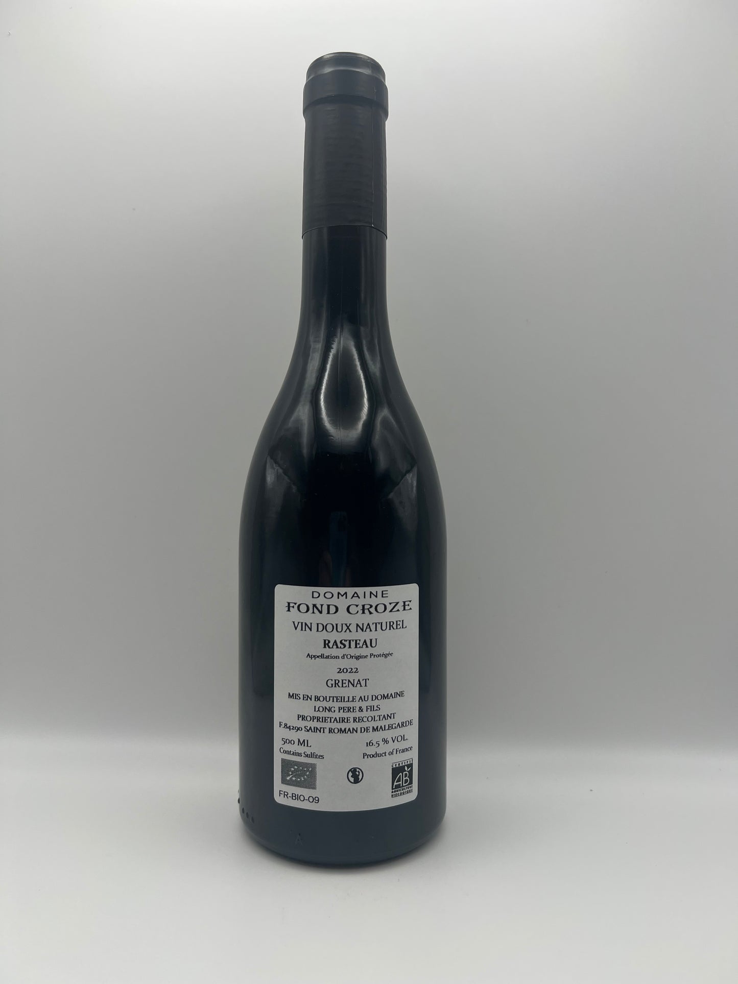 FOND CROZE - Cru Vin doux naturel- Tou Dou - 2022- 0,50l