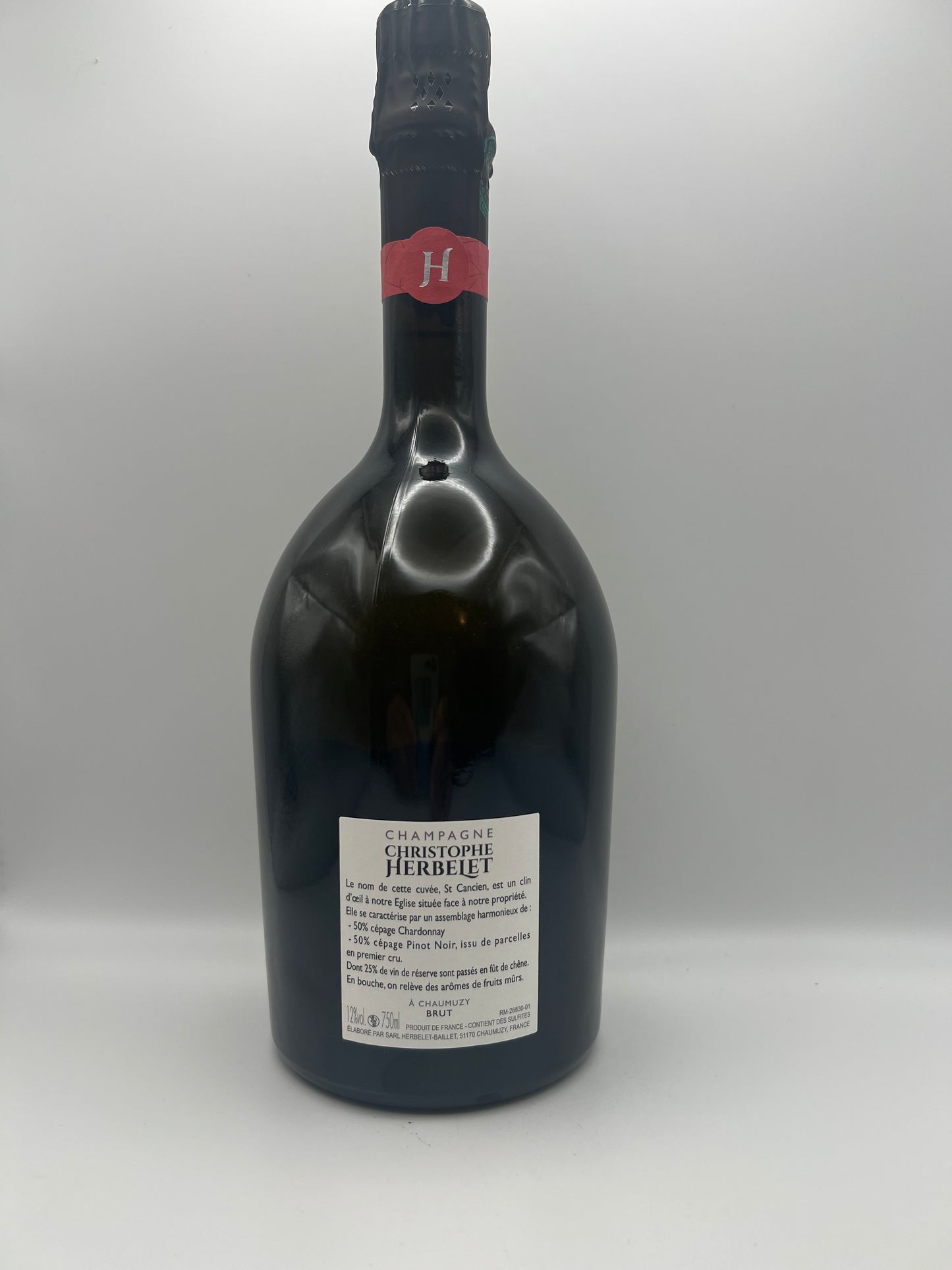 HERBELET Christophe - Champagne Brut cuvée St Cancien - 0,75l