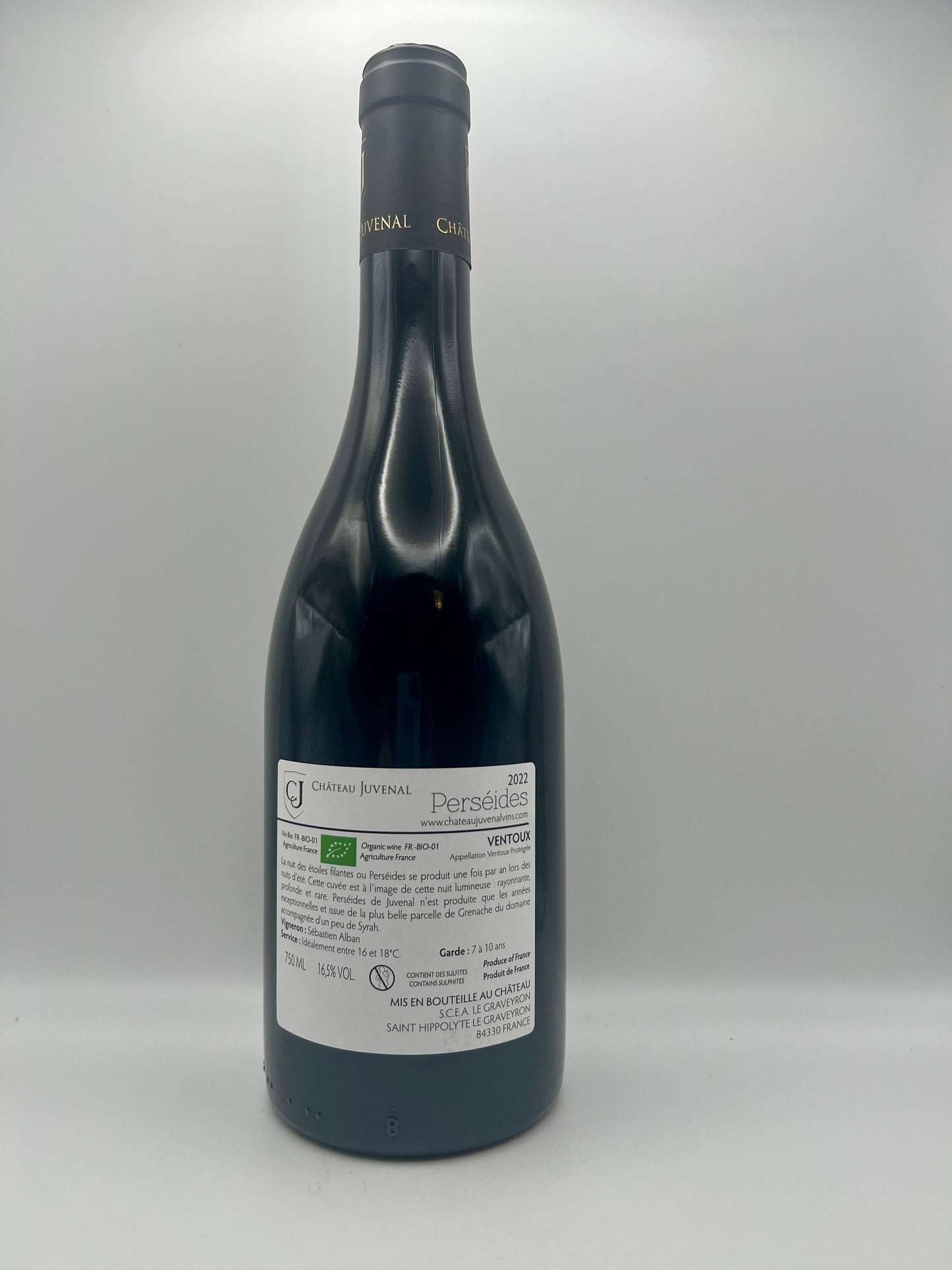 JUVENAL - AOC Ventoux Perseïdes - 2022- 0,75l
