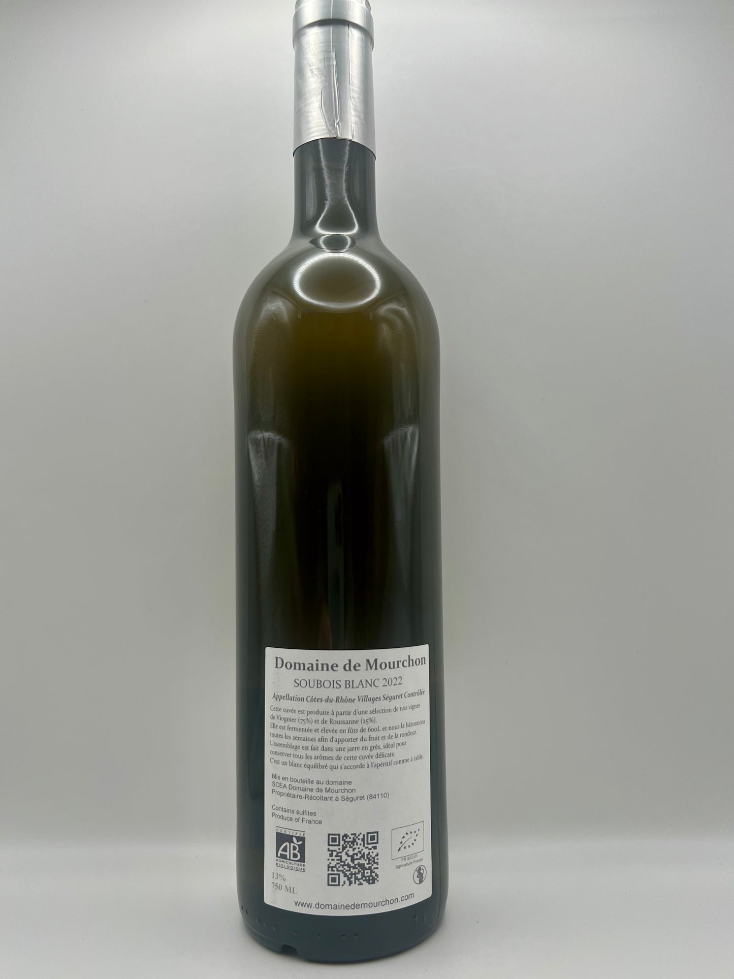 MOURCHON - CDRV Soubois Blanc - 2022 - 0,75l