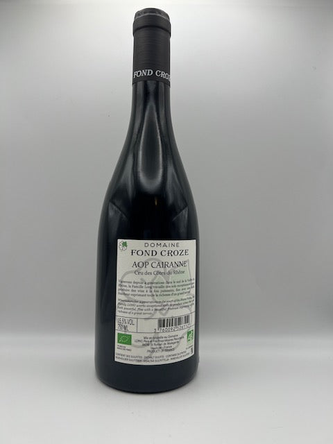 FOND CROZE - Cru Cairanne Rouge - 2020 - 0,75l