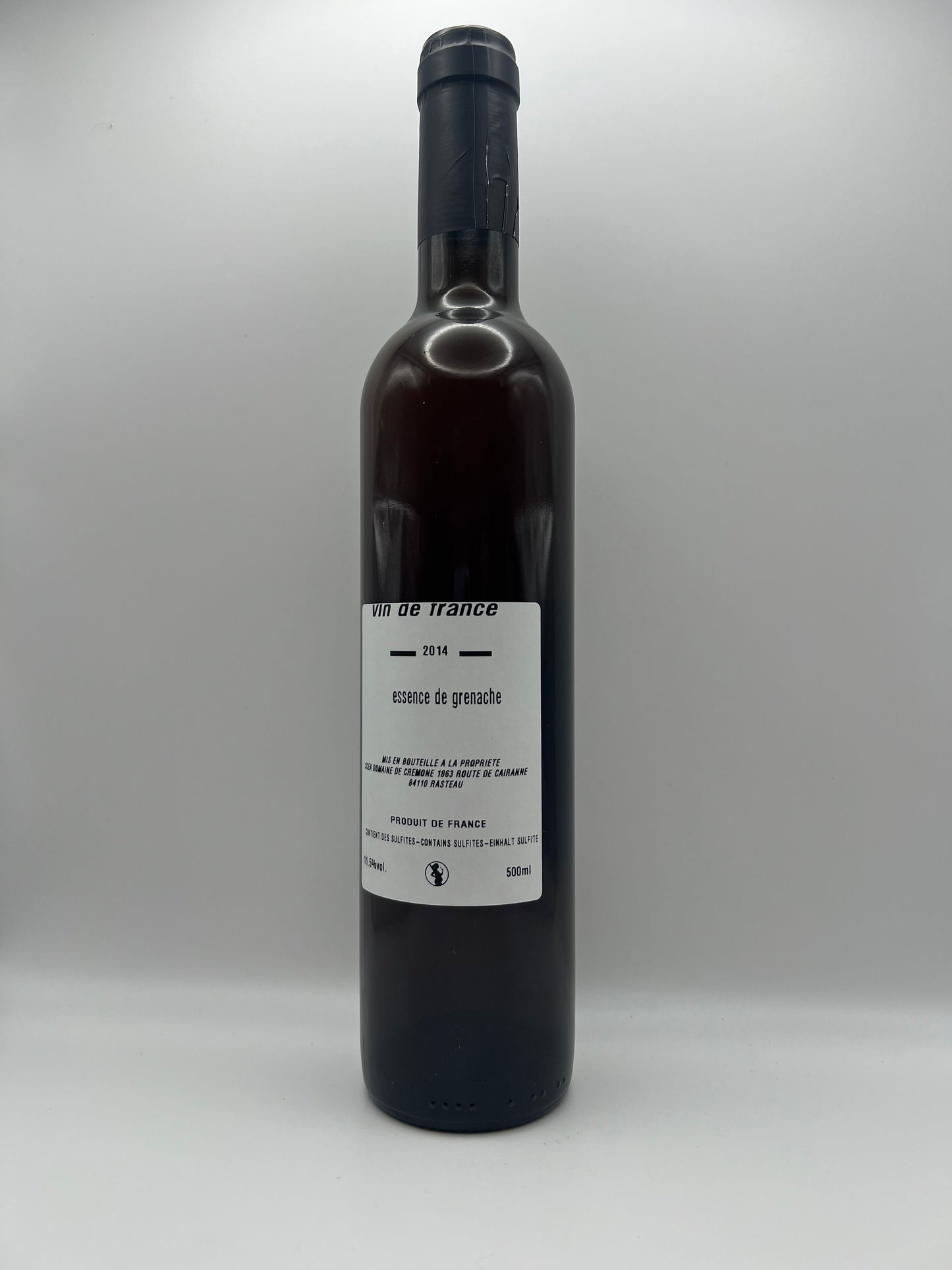 CREMONE - VDF Essence de Grenache - 2014 - 0,50l