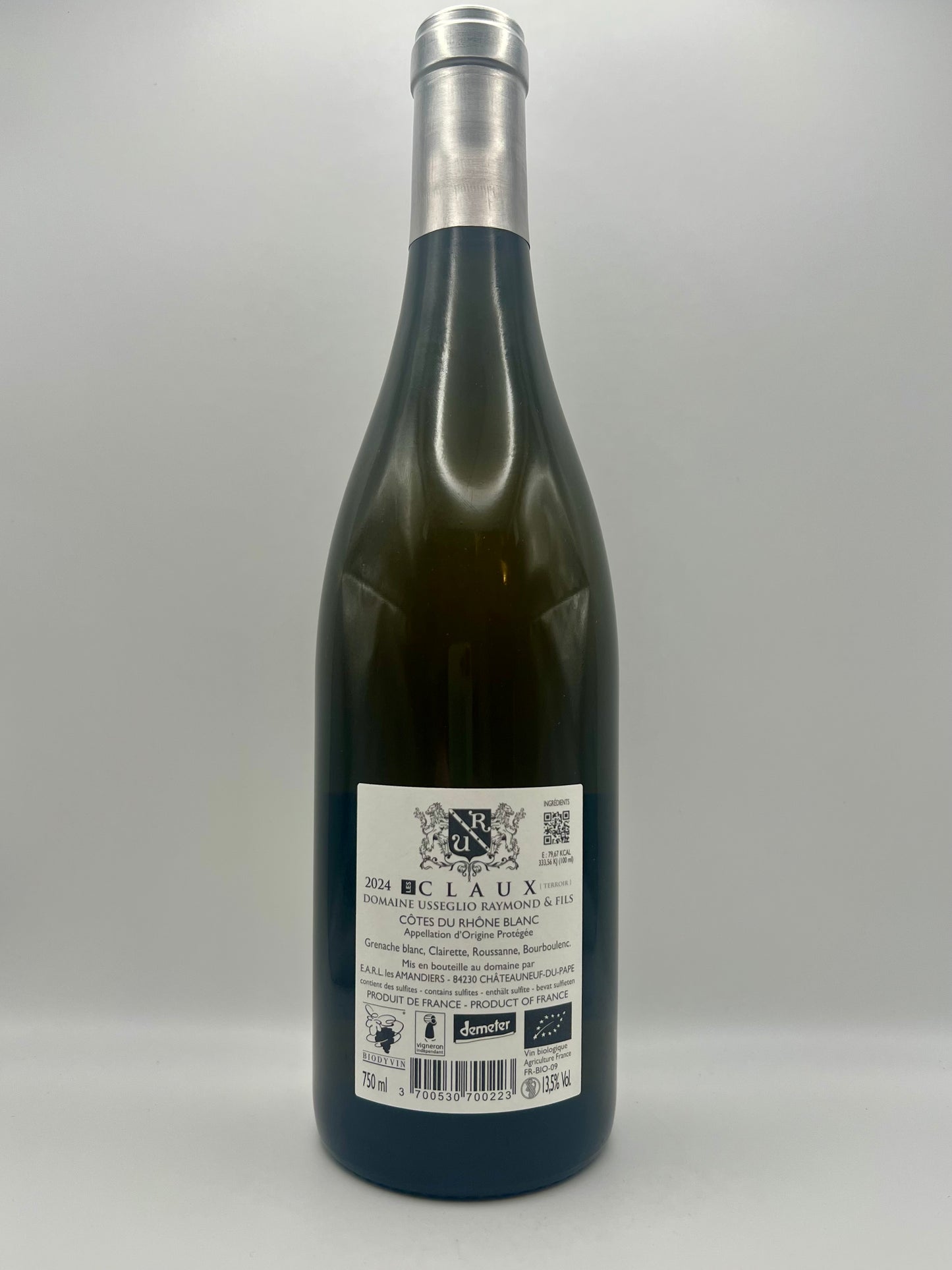 USSEGLIO - CDR Les Claux Blanc - 2024 - 0,75l
