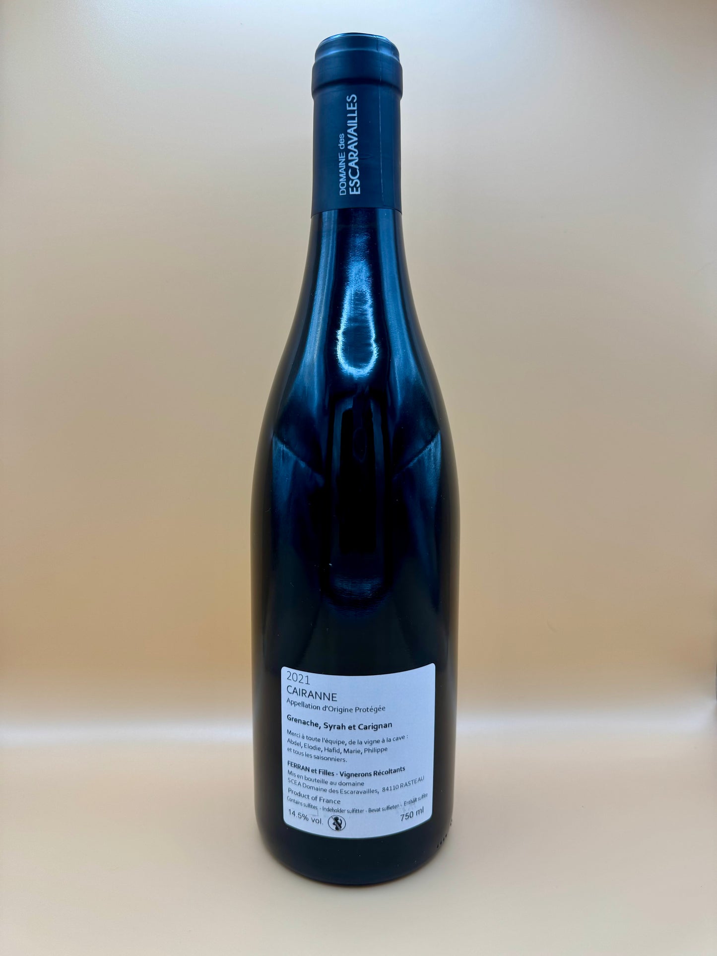 ESCARAVAILLES - Cru Cairanne Rouge Ventabren - 2021 - 0,75l