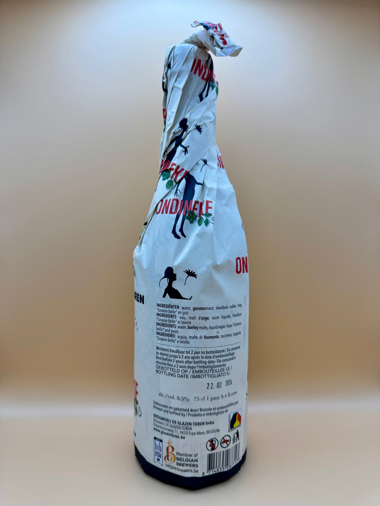 GLAZEN TOREN - Ondineke - 75cl