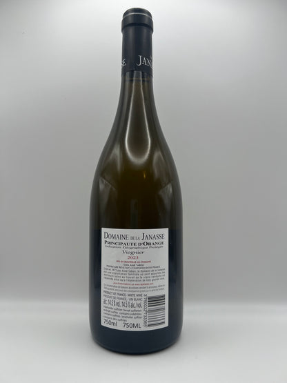 DE LA JANASSE - IGP Principauté d'Orange Blanc Viognier  - 2023- 0,75l