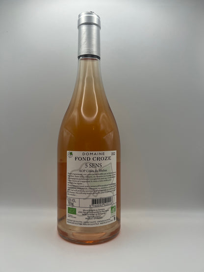 FOND CROZE - CDR Rosé 5 Sens - 2022 - 0,75l