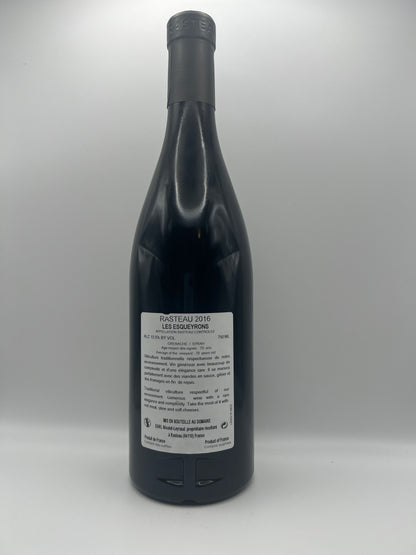 GRAND NICOLET - Cru Rasteau Rouge Les Esqueyrons 2016  - 0,75l