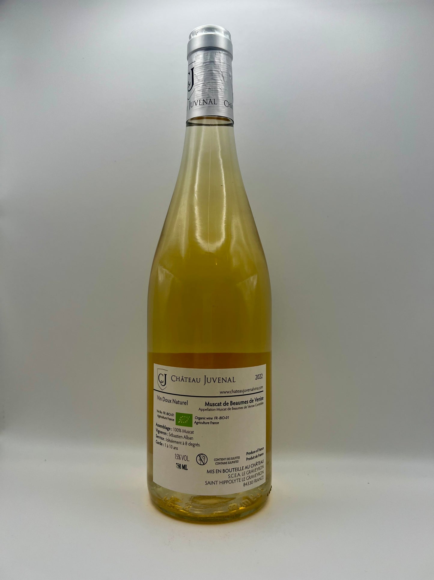 JUVENAL - Vin Doux Naturel Blanc - Muscat de Beaumes de Venise - 2022 - 0,75l