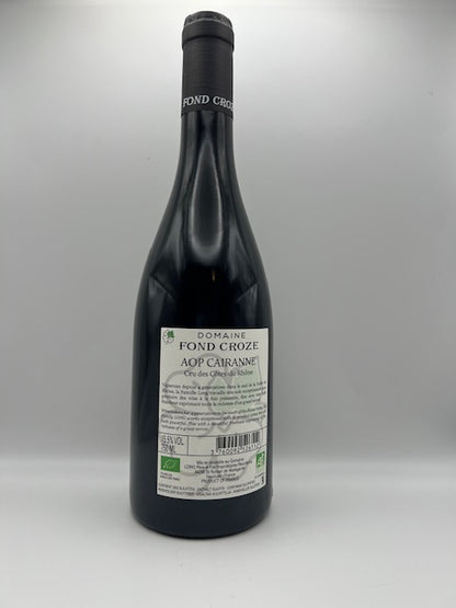 FOND CROZE - Cru Cairanne Rouge - 2020 - 0,75l