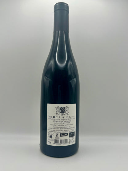 USSEGLIO - CDR Les Claux   Rouge - 2022- 0,75l